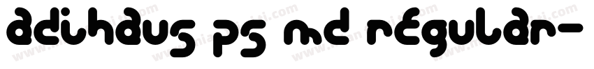 AdiHaus PS Md Regular字体转换